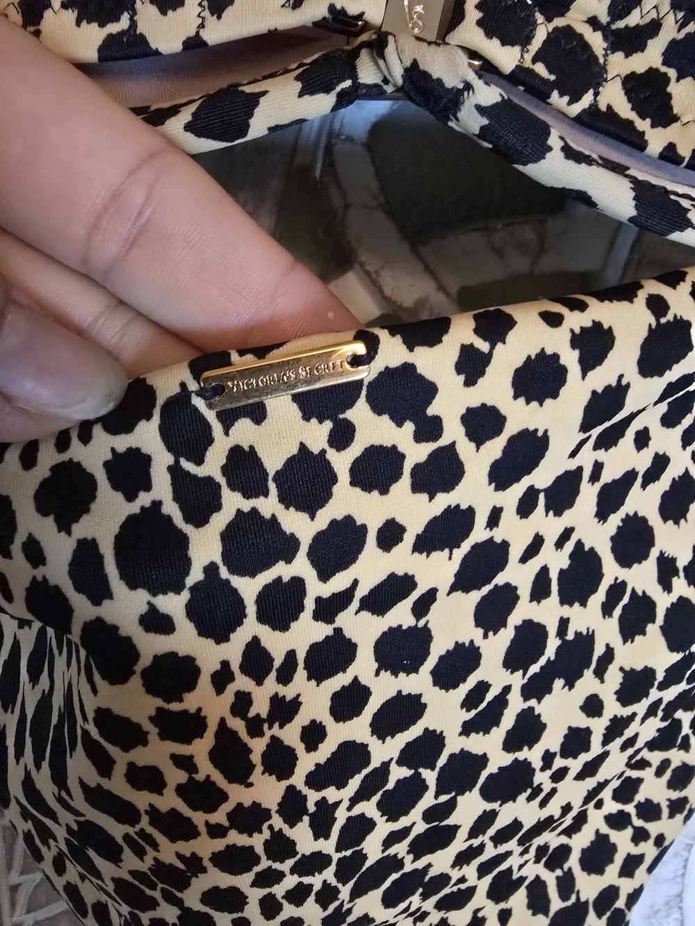 Victoria's Secret Women's Cheetah Leopard Print Gold Hardware Bikini Set - Picture 6 of 9